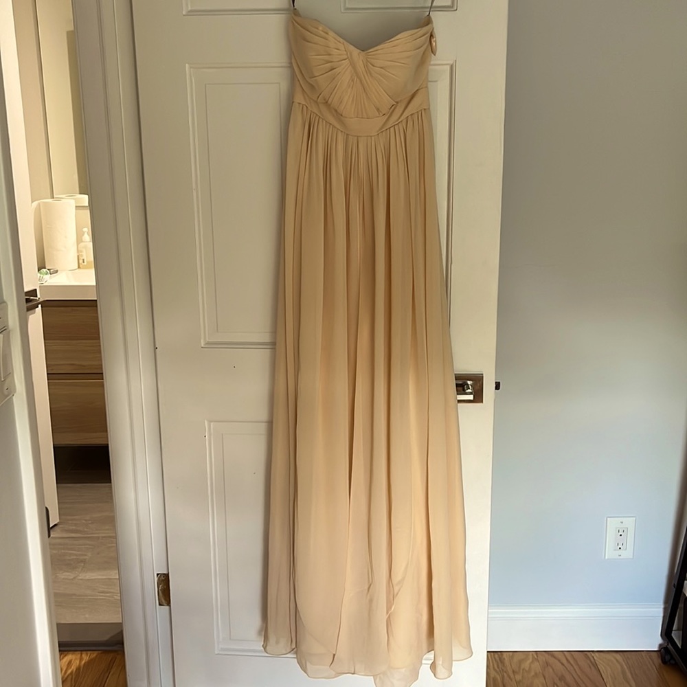 Jenny Yoo Beige Bridesmaid Dress size 0